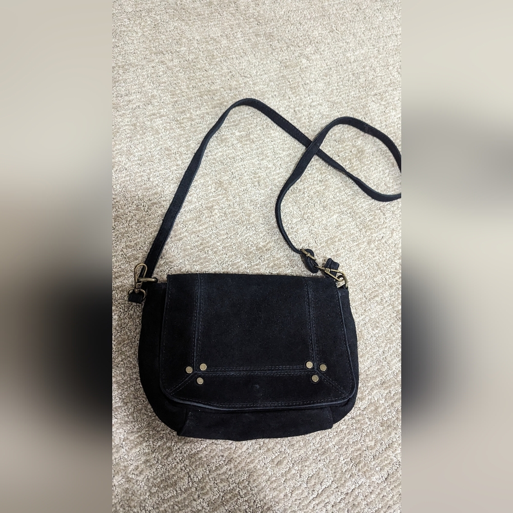 💥Flash Sale💥Black genuine Italian leather crossbody bag